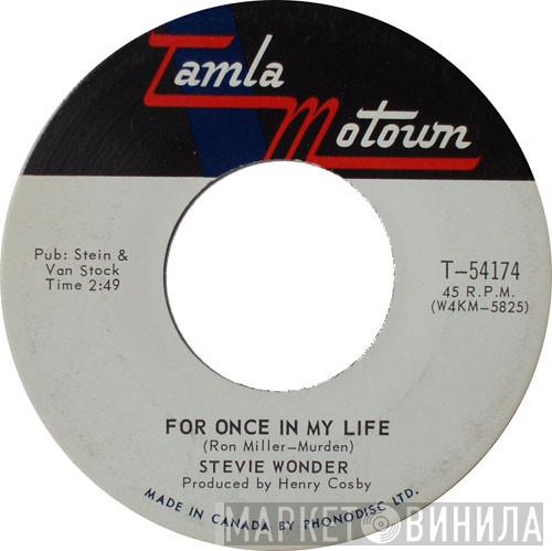  Stevie Wonder  - For Once In My Life / Angie Girl