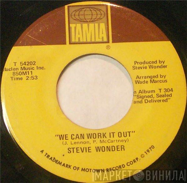  Stevie Wonder  - We Can Work It Out / Never Dreamed You'd Leave In Summer