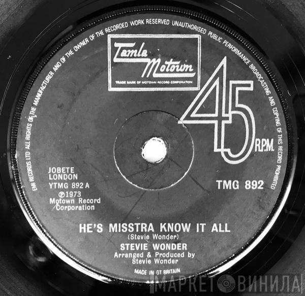 Stevie Wonder - He's Misstra Know It All