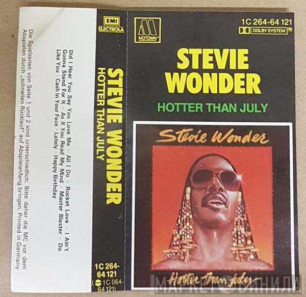  Stevie Wonder  - Hotter Than July