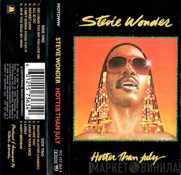  Stevie Wonder  - Hotter Than July