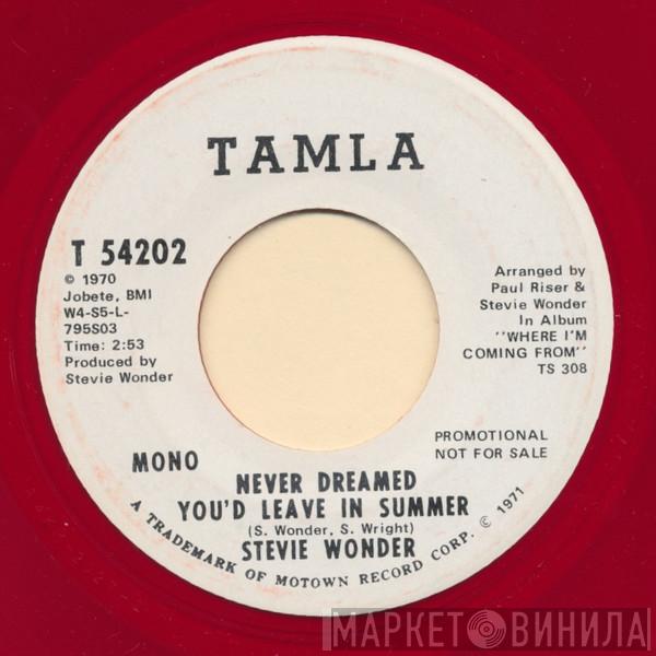 Stevie Wonder - Never Dreamed You'd Leave In Summer