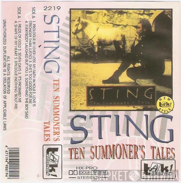 Sting  - Ten Summoner's Tales