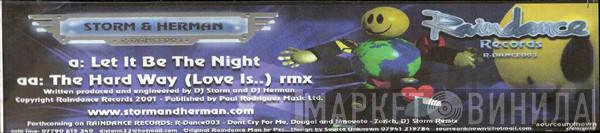 Storm & Herman  - Let It Be The Night / The Hard Way (Love Is.. ) Rmx