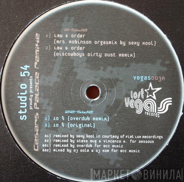 Studio 54 - Life At Cesars Palace Remixes