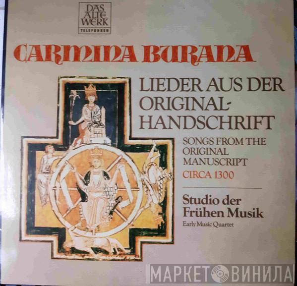 Studio Der Frühen Musik - Carmina Burana (Lieder Aus Der Original-Handschrift)