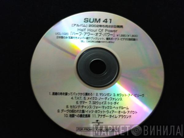  Sum 41  - Half Hour Of Power