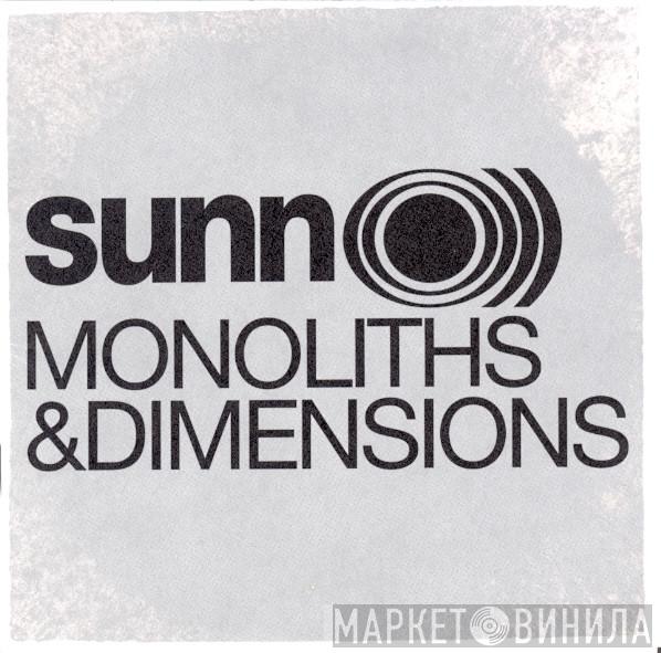 Sunn O))) - Monoliths & Dimensions