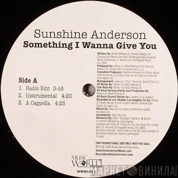 Sunshine Anderson - Something I Wanna Give You
