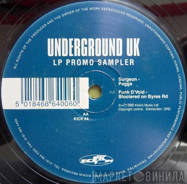 Surgeon, Funk D'Void - Underground UK (LP Promo Sampler)
