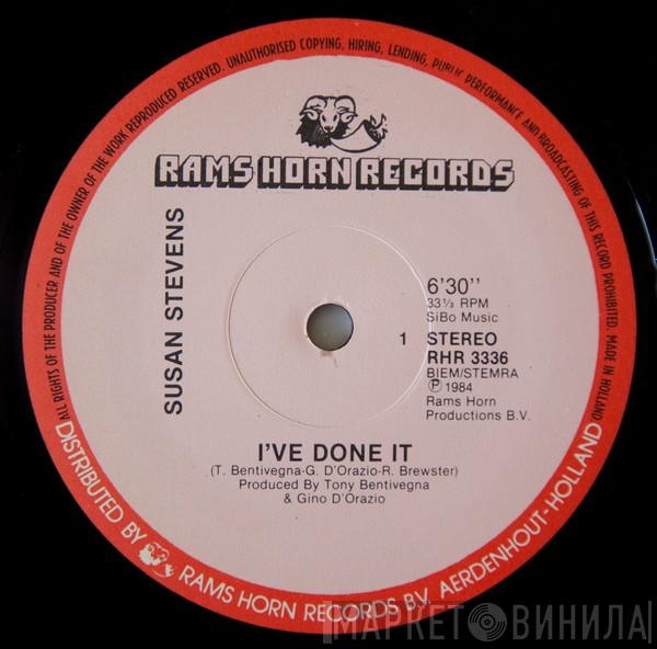 Susan Stevens - I've Done It