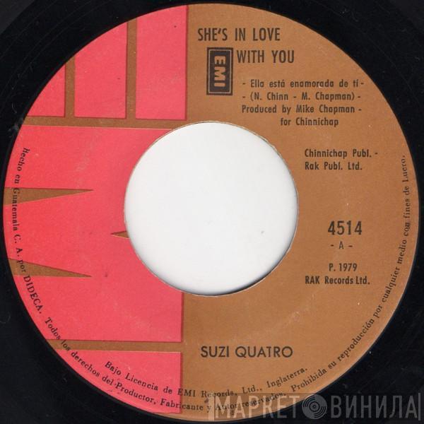  Suzi Quatro  - She's In Love With You = Ella Está Enamorada de Tí / Space Cadets = Cadetes Del Espacio