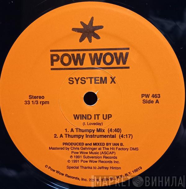 Sys'tem X - Wind It Up