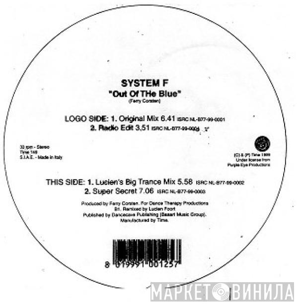  System F  - Out Of The Blue