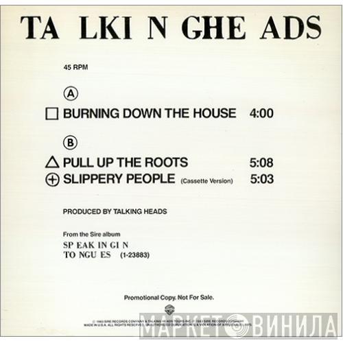  Talking Heads  - Burning Down The House / Pull Up The Roots / Slippery People (Cassette Version)