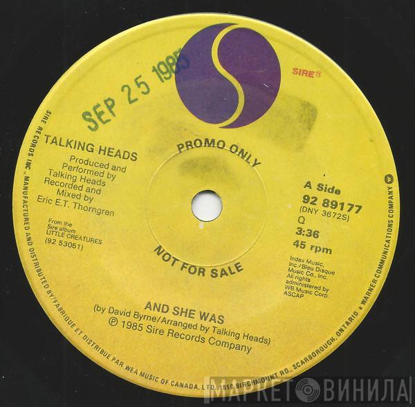  Talking Heads  - And She Was
