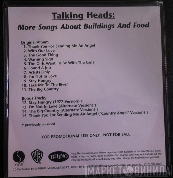  Talking Heads  - More Songs About Buildings And Food