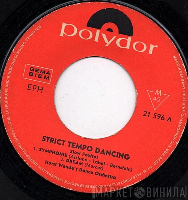 Tanzorchester Horst Wende - Strict Tempo Dancing - Slow Foxtrot