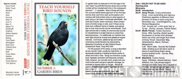  - Teach Yourself Bird Sounds Number 1 : Garden Birds