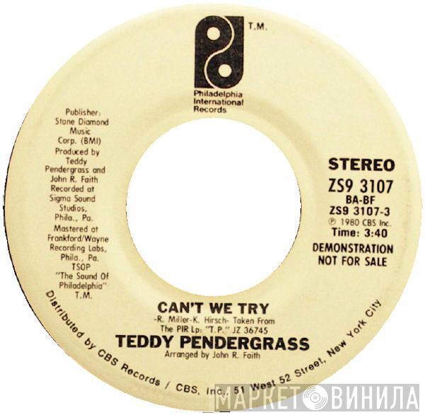  Teddy Pendergrass  - Can't We Try
