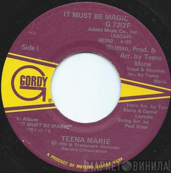  Teena Marie  - It Must Be Magic / Yes Indeed