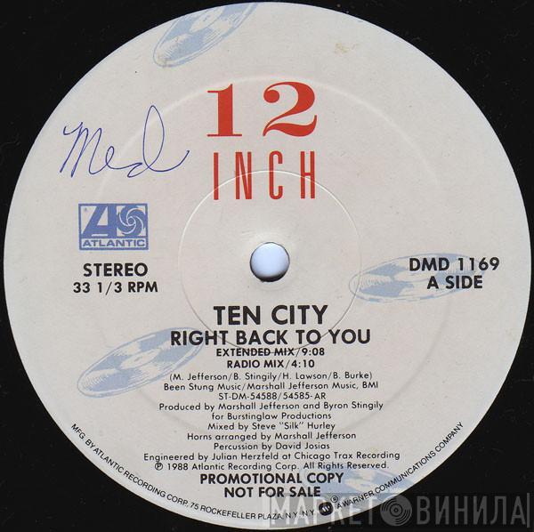  Ten City  - Right Back To You