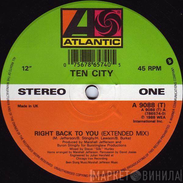 Ten City - Right Back To You