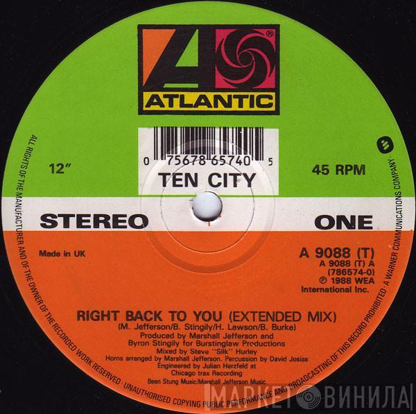  Ten City  - Right Back To You
