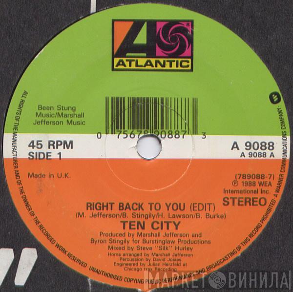  Ten City  - Right Back To You