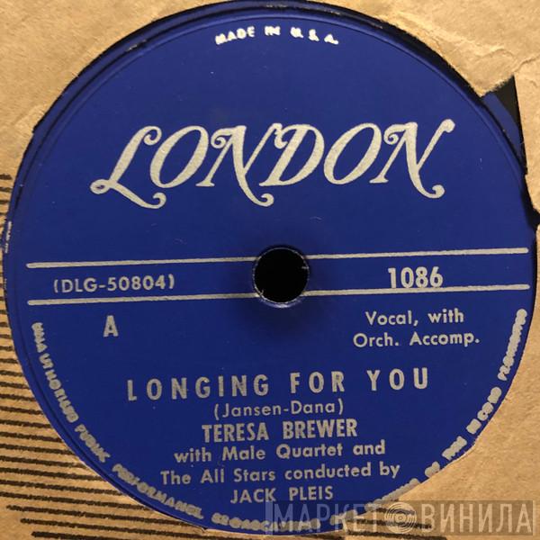  Teresa Brewer  - Longing For You / Jazz Me Blues