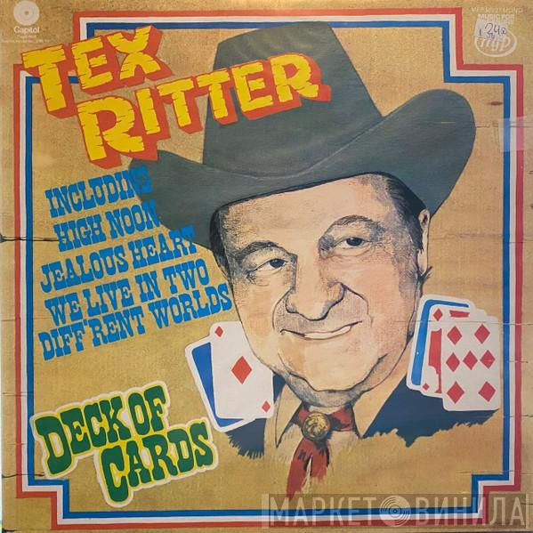 Tex Ritter - Deck Of Cards