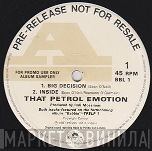 That Petrol Emotion  - Big Decision