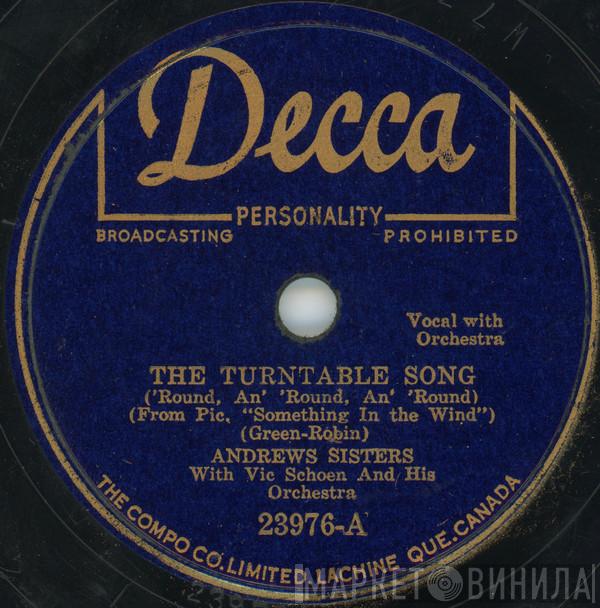  The Andrews Sisters  - The Turntable Song / The Lady From 29 Palms