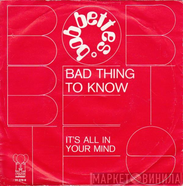  The Bobbettes  - Bad Thing To Know