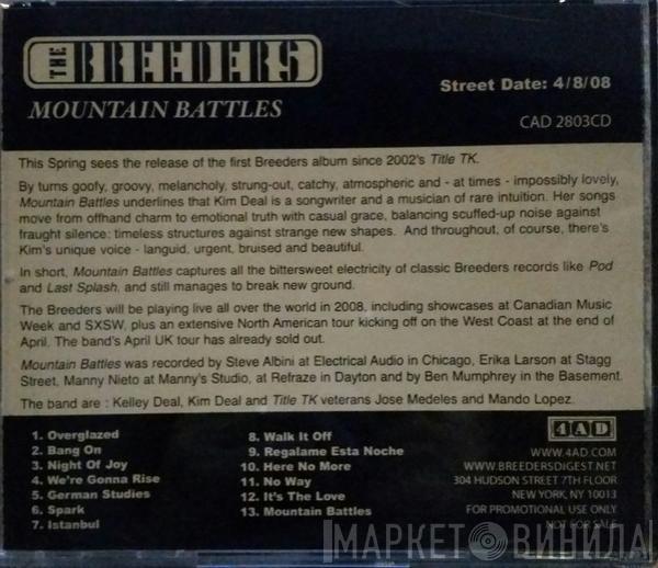  The Breeders  - Mountain Battles