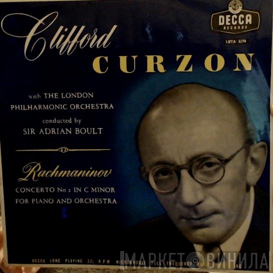 , The Clifford Curzon Conducted By The London Philharmonic Orchestra , Sir Adrian Boult  Sergei Vasilyevich Rachmaninoff  - Piano Concerto No.2 In C Minor