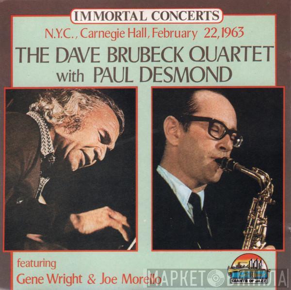 The Dave Brubeck Quartet, Paul Desmond - N.Y.C., Carnegie Hall, February 22, 1963
