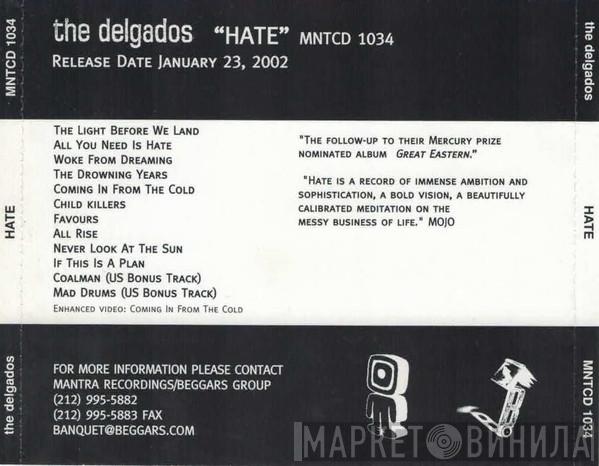  The Delgados  - Hate