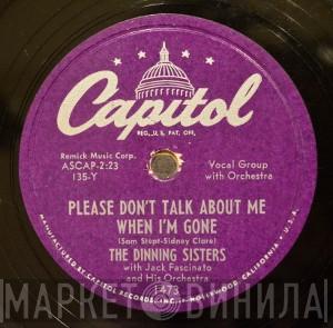  The Dinning Sisters  - Please Don't Talk About Me When I'm Gone / San Antonio Rose