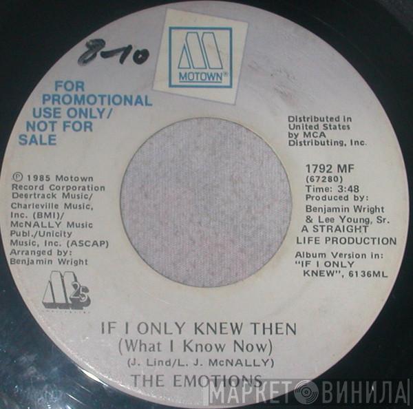The Emotions - If I Only Knew (What I Know Now)