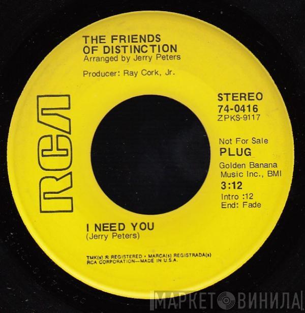 The Friends Of Distinction - I Need You / Check It Out