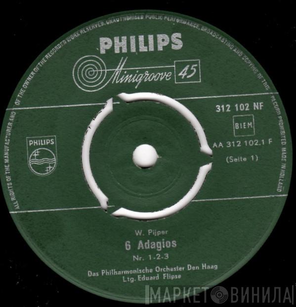 , The Hague Philharmonic  Eduard Flipse  - W. Pijper - Six Adagios