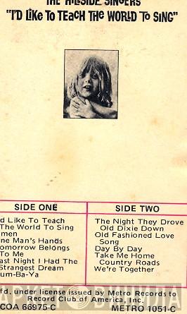  The Hillside Singers  - I'd Like To Teach The World To Sing