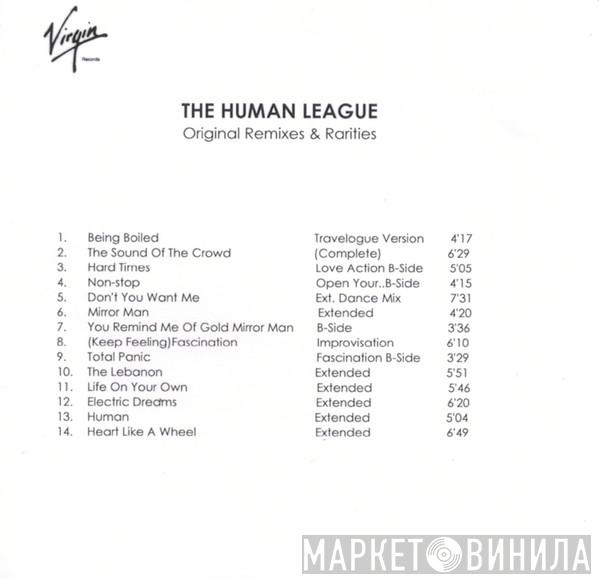 The Human League - Original Remixes & Rarities