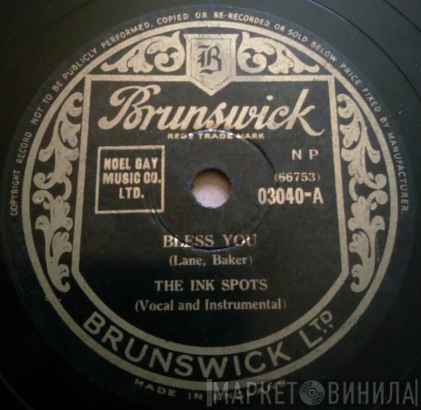 The Ink Spots - Bless You / Thoughtless