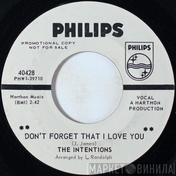  The Intentions   - Don't Forget That I Love You