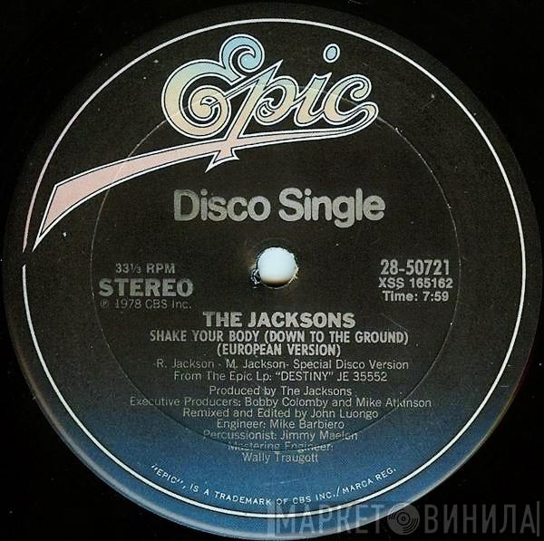  The Jacksons  - Shake Your Body (Down To The Ground) (European Version)