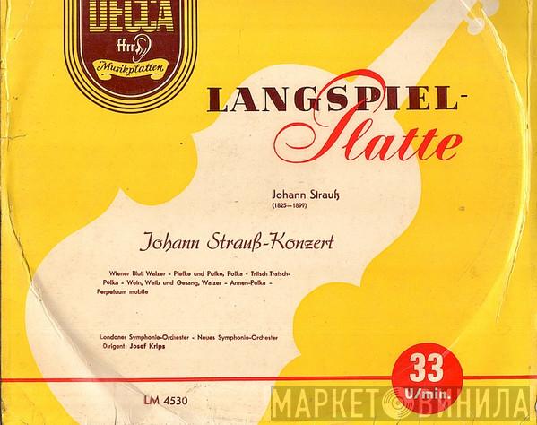 , The London Symphony Orchestra Dirigent: The New Symphony Orchestra Of London  Josef Krips  - Johann Strauß-Konzert