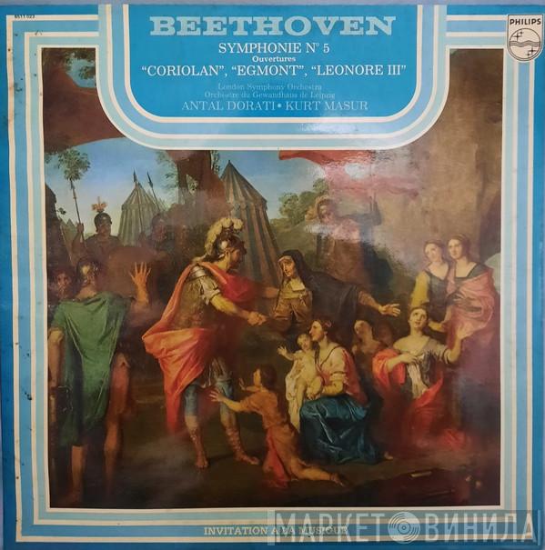 , The London Symphony Orchestra  Gewandhausorchester Leipzig  - Beethoven Symphonie No 5 Ouvertures "Cariolan", "Egmont", "Leonore III"