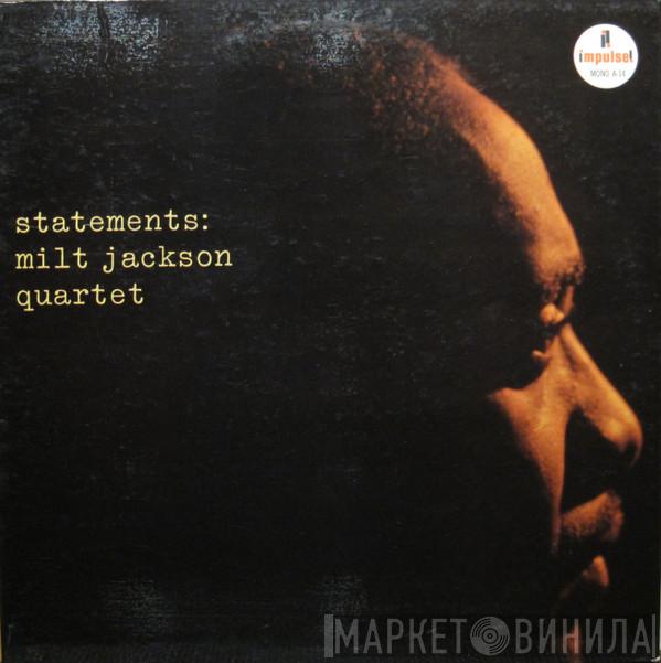 The Milt Jackson Quartet - Statements